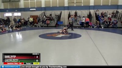 63 lbs Round 2 (4 Team) - Gage Yates, Noblesville vs CARTER PETTY, Franklin Community