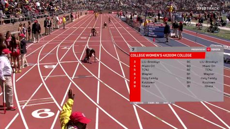 Women's 4x200m Relay College, Finals 1