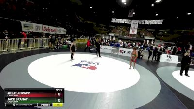 119 lbs Quarterfinal - Jimmy Jimenez, California vs Jack Granat, California