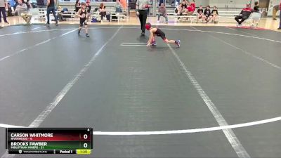 48 lbs Round 1 (6 Team) - Carson Whitmore, Riverheads vs Brooks Fawber, Midlothian Miners