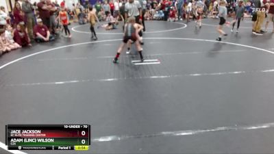 70 lbs Quarterfinal - Jace Jackson, KC Elite Training Center vs Adam (Linc) Wilson, C2X