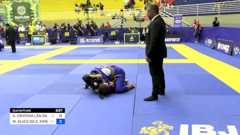 ADRIANA CRISTINA LÃN RAMOS LOUVE vs WALKIRIA ALVES DA S. XIMENES 2024 Brasileiro Jiu-Jitsu IBJJF