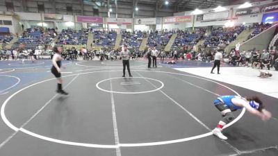 113 lbs Quarterfinal - Declan Mcgee, Fort Lupton Metro Wrestling vs Milo Brennan, Athlos Wrestling