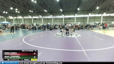 54 lbs Round 4 - Owen Lindell, Lewiston Wrestling Club vs Noah Lombardo, Legacy Wrestling Academy