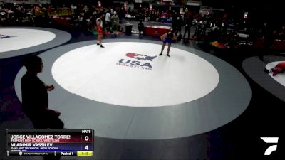 215 lbs Cons. Round 3 - Jorge Villagomez Torres, Fremont High School Wrestling vs Vladimir Vassilev, Oakland Technical High School Wrestling