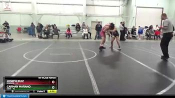 160 lbs Finals (2 Team) - Carman Marano, Edge vs Joseph Ruiz, Rednose