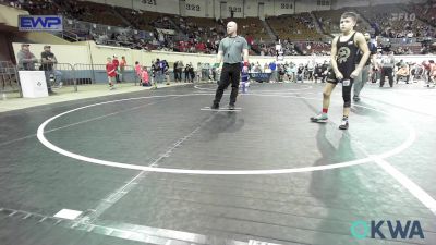 85 lbs Round Of 16 - Rex McDonald, Team Tulsa Wrestling Club vs Reid Botchlet, Choctaw Ironman Youth Wrestling