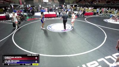 165 lbs Cons. Round 6 - Christian Acosta, California vs Caleb Delgado, 951 Wrestling Club