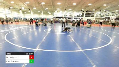 66 lbs Consi Of 16 #2 - Wyatt Lewis, Overcomer Training Center vs Chase McGrane, Bristol CT