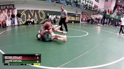 106 lbs Cons. Round 3 - Bryden Spellacy, Padua Franciscan (Parma) vs Cooper Kaplack, Medina