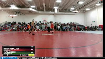 132 lbs Cons. Round 1 - Nathan Ozuk, Denver North vs Aisley Retallack, Eaglecrest B