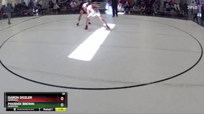 147 lbs Quarterfinal - Daron Dozler, Nebraska vs Phoenix Brown, Nebraska