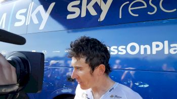 Geraint Thomas On The Battle Up The Mūr de Bretagne