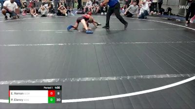 76 lbs Semis (4 Team) - Parker Clancy, Seagull vs Elijah Roman, Scorpions