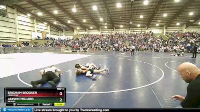 101 lbs Cons. Round 5 - Brigham Brooker, Lone Peak vs Jaxson Millard, Kearns