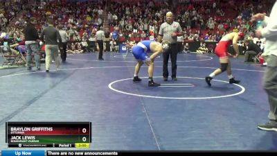 3A-152 lbs Cons. Round 4 - Braylon Griffiths, Ottumwa vs Jack Lewis, Bondurant-Farrar