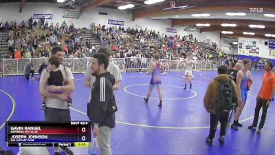 132 lbs Semifinal - Gavin Rangel, Newberg Mat Club vs Joseph Johnson, Dallas Mat Club