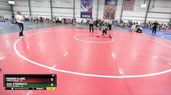 96 lbs Rd# 4- 2:00pm Friday Final Pool - Dax Steinbach, Crass Trained vs Mason Clark, Terps Xtreme