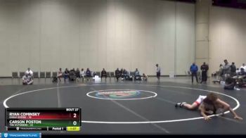 123 lbs Placement Matches (16 Team) - Carson Poston, The Outsiders vs Ryan Cominsky, Eagle Empire