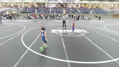 46 lbs Quarterfinal - Jayman Duran, Mayhem vs Treble Castor, Rezults Wrestling