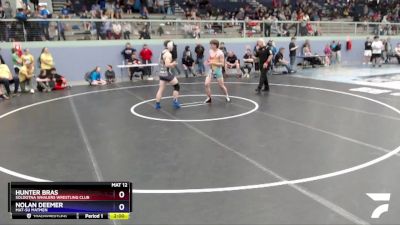 160 lbs Final - Nolan Deemer, Mat-Su Matmen vs Hunter Bras, Soldotna Whalers Wrestling Club