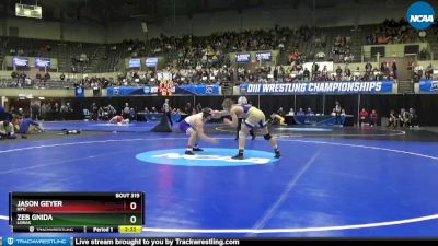 174 lbs 3rd Place Match - Jason Geyer, NYU vs Zeb Gnida, Loras