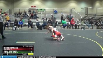 85 lbs Finals (2 Team) - Chase Morrison, Ares Black vs Dean Senteney, Contenders WA Green