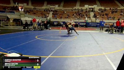 D2-190 lbs Quarterfinal - Bryce Bacon, Raymond Kellis vs Justus Ghaster, Verrado