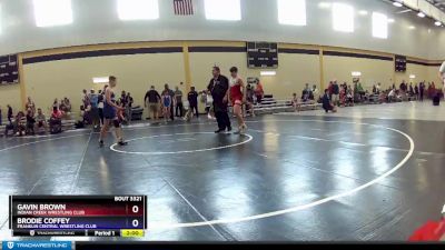 117 lbs 1st Place Match - Gavin Brown, Indian Creek Wrestling Club vs Brodie Coffey, Franklin Central Wrestling Club