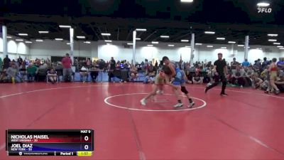 102 lbs Placement Matches (16 Team) - Nicholas Maisel, West Virginia vs Joel Diaz, New York