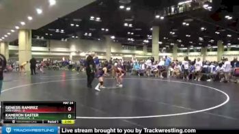 100 lbs Quarters & Wb (16 Team) - Genesis Ramirez, MXW Purple vs Kameron Easter, Charlie`s Angels-FL