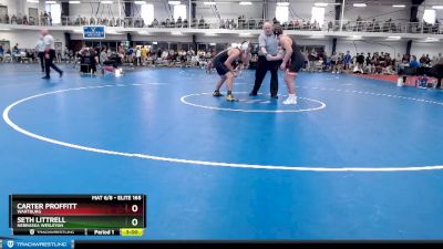 Elite 165 lbs Cons. Round 2 - Carter Proffitt, Wartburg vs Seth Littrell, Nebraska Wesleyan