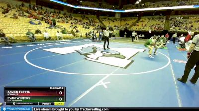 144 Class 2 lbs Cons. Round 2 - Evan Winters, Ste. Genevieve vs Xavier Flippin, Boonville