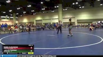 138 lbs Round 1 (10 Team) - Kiara Djoumessi, Iowa Pin-A-Sarus vs Jaylyn Thomas, Queen Bees