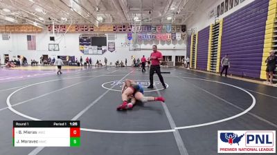 160 lbs Round 1 - Barrett Mieras, Immortal Athletics WC vs Jacob Moravec, MWC Wrestling Academy