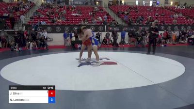 80 kg Cons 32 #2 - Jacob Silva, St. Pius X High School Wrestling vs Nathaniel Lawson, Legends Of Gold Las Vegas