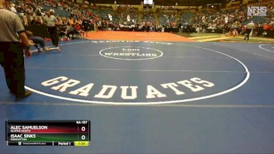 6A-157 lbs Semifinal - Alec Samuelson, Olathe North vs Isaac Sinks, Manhattan