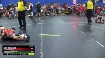 100 lbs Round 1 (6 Team) - Jon Gonzalez, Team Iowa Red vs Makael Aguayo, Team Gotcha