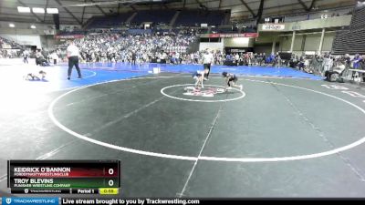 56 lbs Champ. Round 2 - Troy Blevins, Punisher Wrestling Company vs Keidrick O`Bannon, FordDynastyWrestlingClub