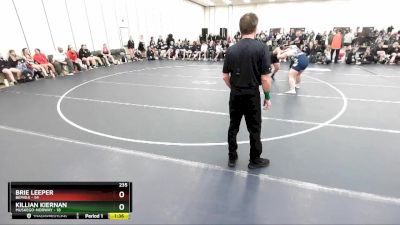 235 lbs Round 1 (3 Team) - Killian Kiernan, Muskego-Norway vs Brie Leeper, Bemidji