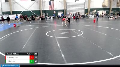 113 lbs Round 2 (16 Team) - Isaac Ciro, York vs Talen Roland, Amherst