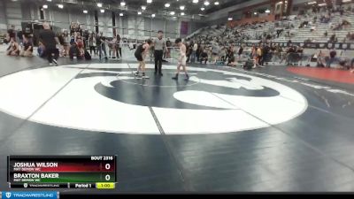 97 lbs Cons. Semi - Braxton Baker, Mat Demon WC vs Joshua Wilson, Mat Demon WC