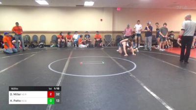 182 lbs Rr Rnd 2 - Dayne Miller, Team Round Up HS vs Henry Patts, Silent Victory HS