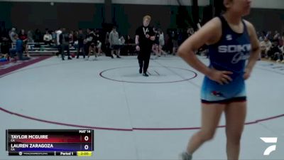 130 lbs Cons. Semi - Taylor McGuire, CA vs Lauren Zaragoza, CA