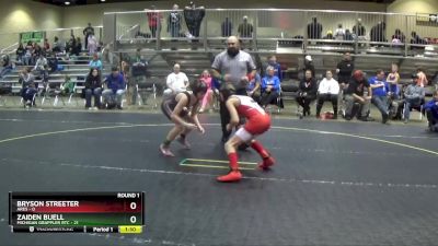 91 lbs Round 1 (6 Team) - Zaiden Buell, Michigan Grappler RTC vs Bryson Streeter, Ares