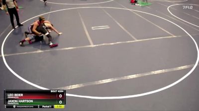 135 lbs Cons. Round 2 - Jaxon Hartson, Minnesota vs Leo Beier, Minnesota