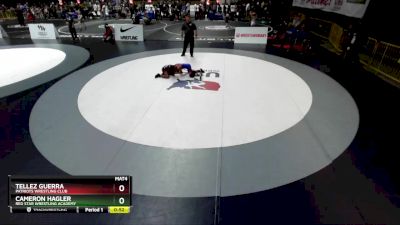 77 lbs Cons. Round 3 - Cameron Hagler, Red Star Wrestling Academy vs Tellez Guerra, Patriots Wrestling Club