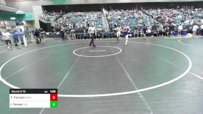 113 lbs Round Of 16 - Tobey Forman, Spanish Springs vs Issac Torres, St John Bosco