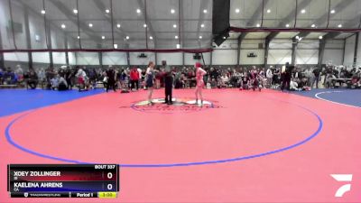 115 lbs Round 2 - Xoey Zollinger, ID vs Kaelena Ahrens, CA