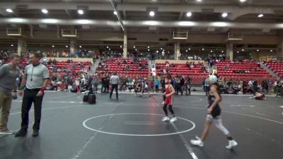 61 lbs Cons. Round 4 - Angel `Lito` Ponce, Team Of Hard Knox vs Luke Harshman, Chase County Wrestling Club